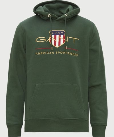 Gant Sweatshirts ARCHIVE SHIELD HOODIE 2047056 Green